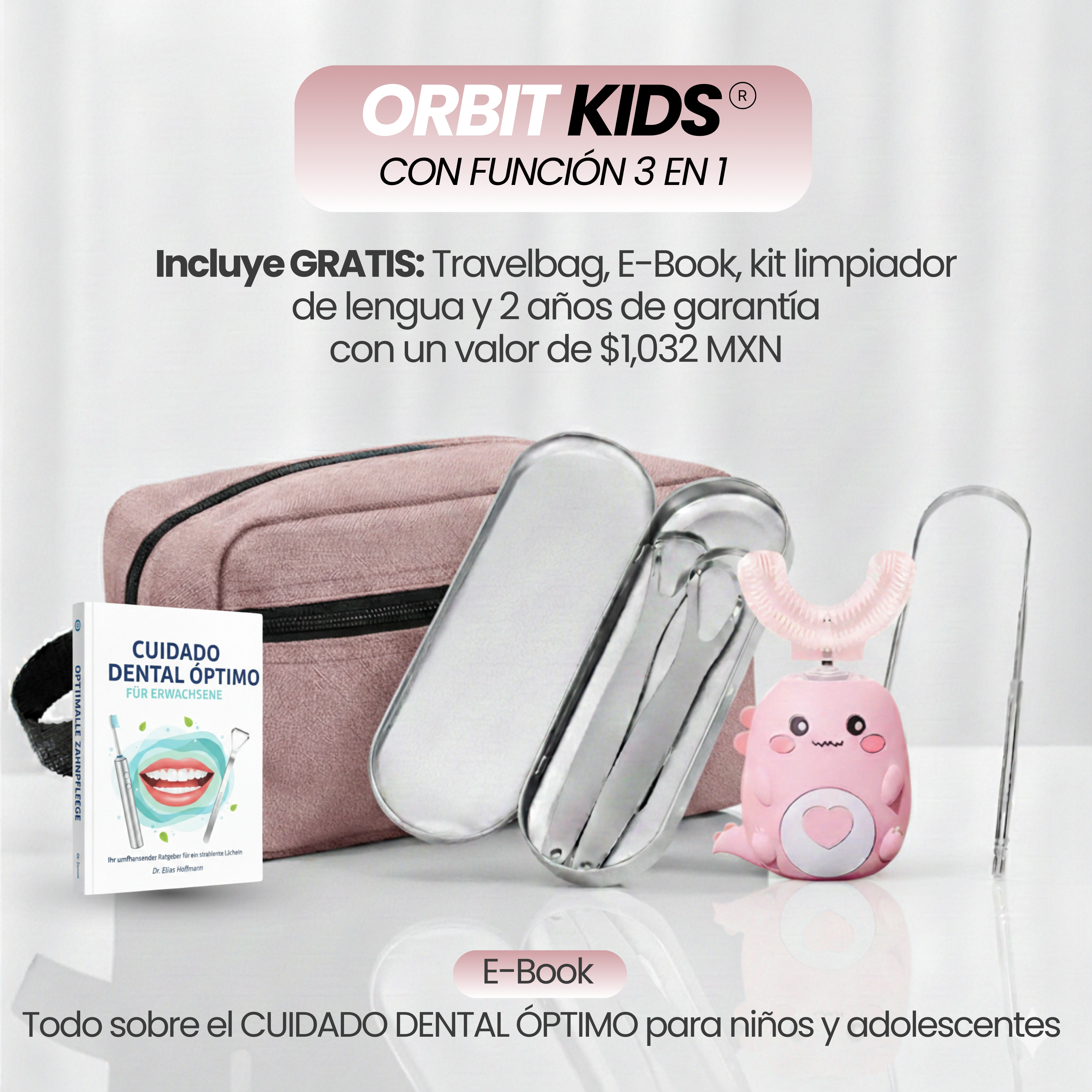 ORBIT BRUSH® - Cepillo de dientes 360° para dientes más limpios – incluso si no te cepillas perfecto